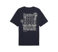 GRAPHICS PUMA Hotel Relaxed Tee Men, Ropa, New Navy, S S