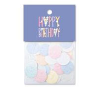 Graphics Workshop - Confeti de flores, color azul