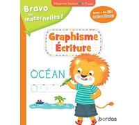 Graphisme écriture moyenne section: Avec + de 100 autocollants