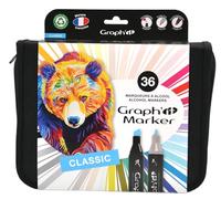 Graph'it GI00360 - Pack de 36 marcadores de doble punta