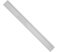 GRAPH'IT Regla 50 cm Graduada - Bisel y Borde Antimanchas - Acrílico Transparente Resistente - Ideal para Estudiantes, Artistas y Profesionales - Fácil Lectura, Dibujo Equipo Técnico, Precisión