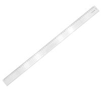 GRAPH'IT Regla Graduada Rígida 60 cm - 1 Bisel y 1 Borde Antimanchas - Acrílico Transparente Resistente - Precisión y Comodidad para Escuela, Estudiantes, Artistas y Profesionales - Diseño Ergonómico