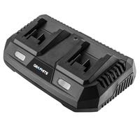 GRAPHITE Cargador de batería de Coche 3A Max para Coche Camiones Moto 58G085