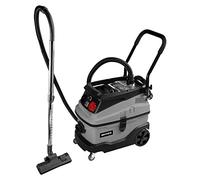 GRAPHITE Hoover 1600 W, 30 L. Capacidad: 2000 W, boquilla de manguera de aspiración de 59/54 mm de diámetro, recipiente de plástico, manguera de aspiración de 3 m, grado de protección IPx4, cable de 4