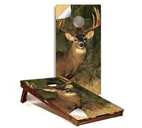 GRAPHIX EXPRESS C112 Cornhole Board WRAP Deer Wraps Tableros Laminados Calcomanías Calcomanías Vinilo Pegatinas Bean Bag Juego Vinilo Gráfico Imagen FBA