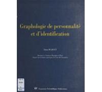 Graphologie De Personnalité Et Didentification (ebook)