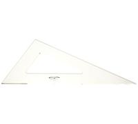 Graphoplex ángulo de 60 ° 3 recta bordes 32 cm transparentes