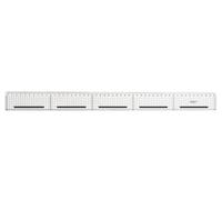 Graphoplex GX1750 Regla de Corte Filo Acero Antideslizante 30 cm Revestido, 50 o 100 cm
