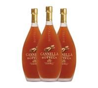 Grappa Bottega Cannella Botella Medium 50 cl (Caja de 3 Botella Medium de 50 cl)