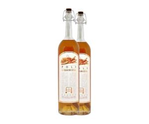 Grappa Poli Liquirizia Botella Medium 50 aja de 2 Botella Medium de 50 cl)