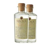 Grappa Sibona Nebbiolo Botella Medium 50 cl (Caja de 2 Botella Medium de 50 cl)