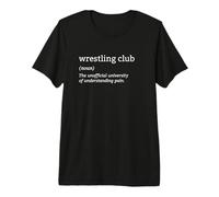 Grappling Deportes de Lucha Definición Divertida Club de Lucha Libre Camiseta Premium