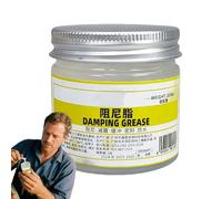Grasa amortiguadora - Grasa de silicona - 5 cm de grasa automotriz, amortiguación de ruido y sellado, 100 g, resistente al agua y duradera, ideal para puertas, ventanas, válvulas, pistones y