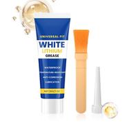 Grasa Blanca De Litio | Resistencia Temperaturas Altas Lubricante Vehículo - Grasa Para Bisagras De Puerta De Garaje | Para Automoción Mecánica Casera Flota Mantenimiento Restauración Auto