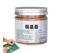 Grasa Cobre - Pasta Anti-Agarrotamiento Alta Temperatura, Compuesto Montaje Metal Resistente Calor | Protección Roscas Para Pastillas Freno Coche Pernos Engranajes, Lubricante Impermeable Inhibi