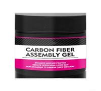 Grasa de agarre de partículas ultrafinas de carbono, 50 g, color rojo | Partículas de molienda ultrafinas, conexión de abrazadera segura, elimina el ruido anormal, fácil aplicación