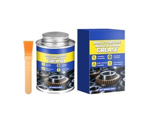 Grasa de Litio - Tubo de 100g con Pincel Aplicador, Lubricante para Raíles | Grasa Multiusos para Rodamientos, Bisagras, Puertas de Garaje, Industria, Equipos