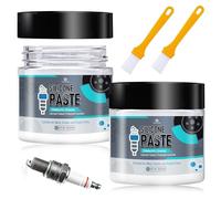 Grasa de silicona, 114g 100% lubricante de silicona, utilizado para conectores eléctricos, velas de encendido, terminales de batería, frenos