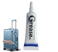 Grasa para cremalleras, lubricante para botones de presión y cremalleras, 5 unidades, transparente, profesional, resistente al agua, duradera y con cremallera para una mayor suavidad