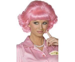 Grasa Peluca Danny Sandy Francés Rizzo Adultos 50s Accesorio de Disfraz Oficial