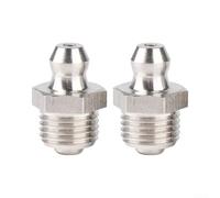 Grasa Recta M10x1 para Coche para moto 2uds Grasa Recta M10x1 | Para coche y para moto, rosca M10x1, paso 1mm, instalación rápida, lubricación fiable