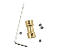 GRASAKY 1 Juego de acoplamiento de eje de Metal de cobre 2mm 2,3mm 3mm 3,17mm 4mm 5mm 6mm acoplamientos de orificio conectar junta(2.3mm x 2.3mm)