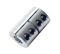 GRASAKY 1 Uds. Acoplamiento de máquina de grabado D40L50 eje rígido de aluminio diámetro del orificio de sujeción 14mm 15mm 17mm 19mm 20mm 22mm acoplador conectar junta(16x16mm)