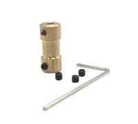 GRASAKY 1 Uds. Acoplamiento del eje del Motor acoplador de latón transmisión Flexible 2mm 2,3mm 3mm 3,17mm 4mm 5mm 6mm conector del Motor de diámetro conectar junta(2mm x 5mm)