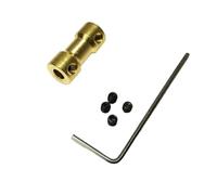 GRASAKY 1 Uds. Acoplamiento del eje del Motor conector Flexible de latón convertidor del eje del Motor conectar junta(2.3mm x 2mm)