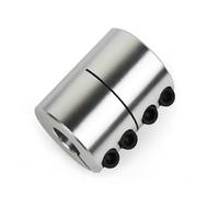 GRASAKY 1 Uds D40 L50 acoplamiento rígido varilla del eje acoplador CNC paso a paso Motor tallado máquina tornillo tamaño del eje 10mm a 22mm conectar junta(18x18mm)