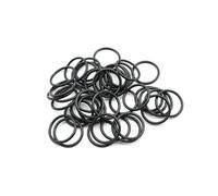 GRASAKY 100 piezas de anillo de sello de caucho de nitrilo, junta tórica NBR de 1,5 mm, arandela de sello de aceite mecánico de 20 mm a 25 mm de diámetro interior Fontanería redonda(ID 21.5mm)