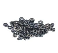 GRASAKY 100 Uds 1,6mm diámetro del alambre NBR O sello de anillo 7mm a 15mm diámetro interior junta de sellado hidráulico arandela de anillo de goma de nitrilo Fontanería redonda(ID 7.1mm)