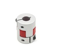 GRASAKY Acoplador flexible D20 L25 de aluminio ciruela, conector de acoplamiento de eje flexible for servomotor paso a paso Ranurado Elástico(6.35x8MM)