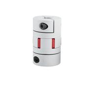 GRASAKY Acoplamiento de eje flexible D35L50 de 8 mm a 20 mm de diámetro interior, ideal para servomotores y conectores de husillo de bolas Ranurado Elástico(10x14mm)