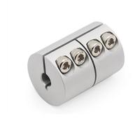 GRASAKY Acoplamiento rígido D20 L25, 4mm, 5mm, 6mm, 6,35mm, 7mm, 8mm, tornillo acoplador de eje de aleación de aluminio for servomotor paso a paso, 1 Uds. conectar junta(4x6mm)