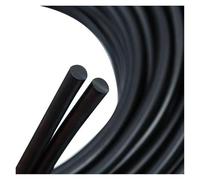 GRASAKY Diámetro de tira sólida 2 mm 3 mm 5 mm 6 mm 7 mm 8 mm 10 mm 3,5 mm Sin espuma Junta tórica negra Sello de barra 1 metro 5 metros Caucho fluorado Tiras para esquinas(5 meter x 10mm)
