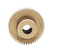 GRASAKY Engranaje de cobre con orificio D, módulo 0,5, engranaje recto de 56 dientes con paso de 0,5 M, 56 dientes rectos, piñón cilíndrico de transmisión Piñón de eje(8x7.5mm D bore)