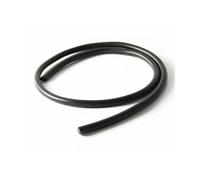 GRASAKY Junta tórica de caucho fluorado, tira sólida, negra, redonda, resistente al aceite, sin formación de espuma, diámetro de 2 mm, 4 mm, 5 mm, 8 mm, 10 mm, 15 mm Tiras para esquinas(7mm)