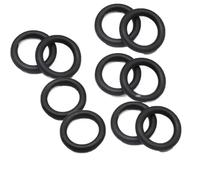 GRASAKY Junta tórica NBR de 3mm de diámetro de alambre, junta de sellado de goma de nitrilo de 15mm, 16mm, 17mm, 18mm, 19mm y 20mm de diámetro interior, 10 Uds. Fontanería redonda(ID 15.2mm)