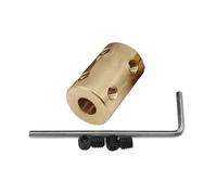 GRASAKY Manga del eje del Motor de cobre, 3,17mm, 4mm, 5mm, 6mm, 7mm, 8mm, 10mm, 12mm, acoplamiento de eje rígido, conector modelo, 1 ud. conectar junta(5mm to 7mm)