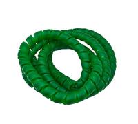 GRASAKY Manguito Espiral Flexible for Cables de 20 mm de diámetro Interior, Tubo de gestión for Cables de baño y Cocina, protección de fontanería. Funda Protectora(Green,10 Meters)