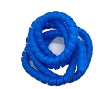 GRASAKY Manguito Protector for tuberías de Aceite en Espiral de 2 Metros, ignífugo, for gestión de tuberías Funda Protectora(Blue,ID 32mm)
