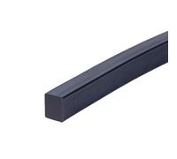 GRASAKY Tira de caucho fluorado cuadrada negra resistente a productos químicos, junta de sellado de cordón de caucho fluorado de aceite de alta temperatura de 5 mm, 6 mm, 7 mm, 12 mm, 16 mm y 18 mm Ti