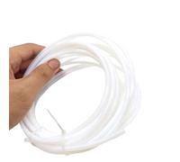 GRASAKY Tubo rígido PTFE ID del tubo 0,3 mm 0,6 mm 0,8 mm 1 mm 1,8 mm 2 mm 2,5 mm 3 mm 4 mm F46 Manguera aislada capilar Temperatura Resistencia a la corrosión Convery