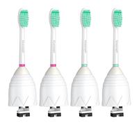 Grasnugie Cabezales de repuesto compatibles con Philips Sonicare E Series Essence CleanCare Advance Elite Xtreme cepillo de dientes eléctrico, eliminación eficiente de la placa dental, paquete de 4
