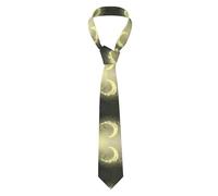 Grass And The Crescent Moon - Corbatas para hombre con estampado festivo para corbatas de boda, como se muestra en la imagen 10