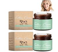Grass-fed Beef Tallow Balm with Frankincense Cream,Grass-Fed Beef Tallow with Frankincense Oil & Castor Oil,All-Natural Moisturizer for Face & Body,Deep Hydration,Skin Nourishment and Brightening