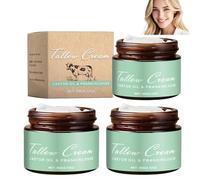 Grass-fed Beef Tallow Balm with Frankincense Cream,Grass-Fed Beef Tallow with Frankincense Oil & Castor Oil,All-Natural Moisturizer for Face & Body,Deep Hydration,Skin Nourishment and Brightening