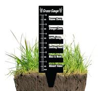 Grass Height Gauge - Gardening Lawn Measure, Precise Measuring Ruler | Easy-to-Read Stainless Steel Tool, Yard Grass Measurement Instrument, Turf Landscaping Garden Ruler Usage On Lawn