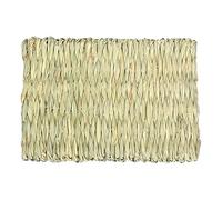 Grass House - Caseta de conejito hecha a mano - Caseta de paja tejida a mano, jaulas de animales pequeños, alfombrilla de heno para cobayas, loros, conejos, hámster, chinchilla, ardilla